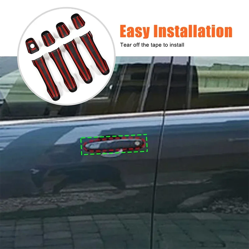 

Для Pontiac Pontiac G8 2008-2009 крышка наружной ручки, защитная крышка дверной ручки, декоративная крышка ABS узор из углеродного волокна