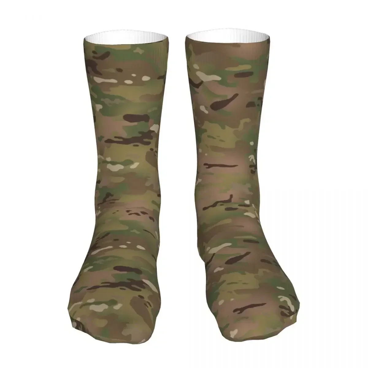 Men Sports Camouflage Socks Cotton Compression  Camo Women Sock