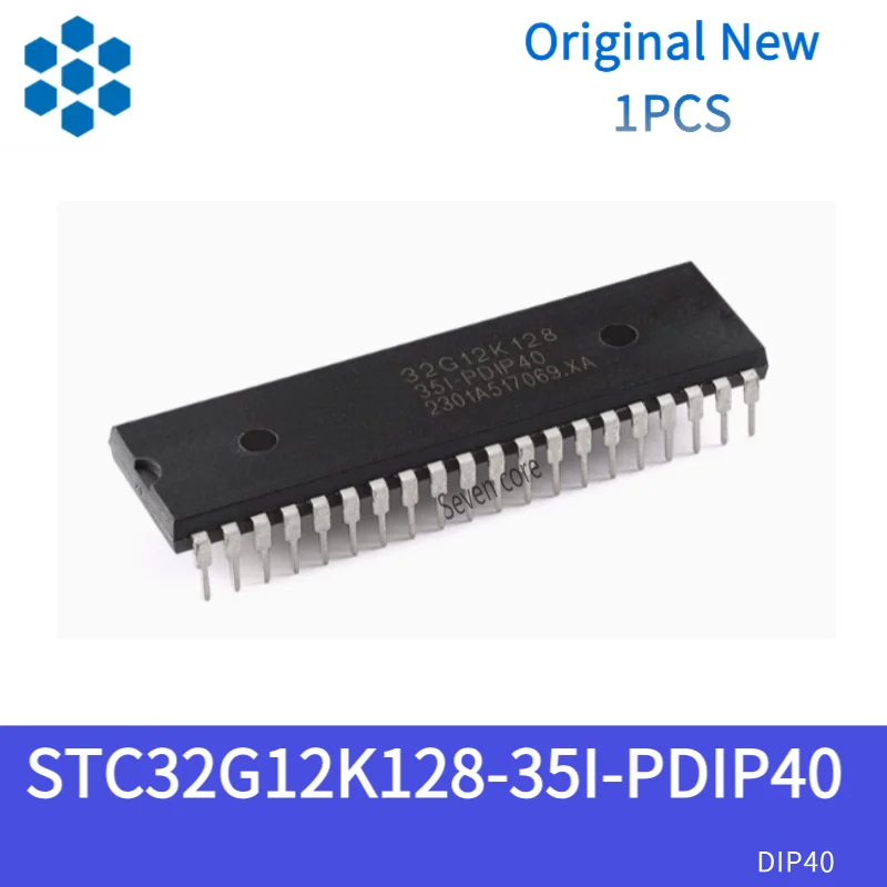 

Оригинальный новый 1 шт. STC32G12K128-35I-PDIP40 32-битный 8051-ядерный однокристальный микроконтроллер