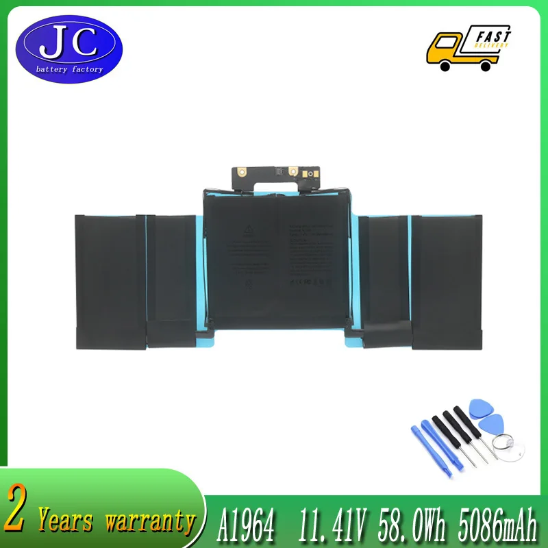 JCLJF A1964 Laptop Battery for Apple MacBook Pro A1989 13