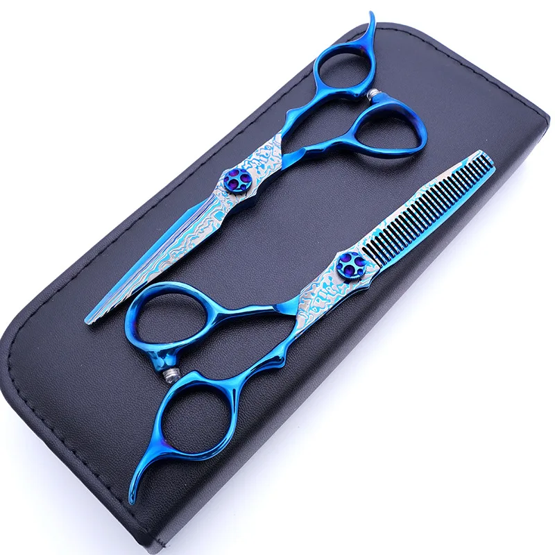 

6 inches Stainless Steel 440c Scissors Hair Thinning Clipper Hairdressing Haircut Trim Hairs Cutting Barbershop Tool