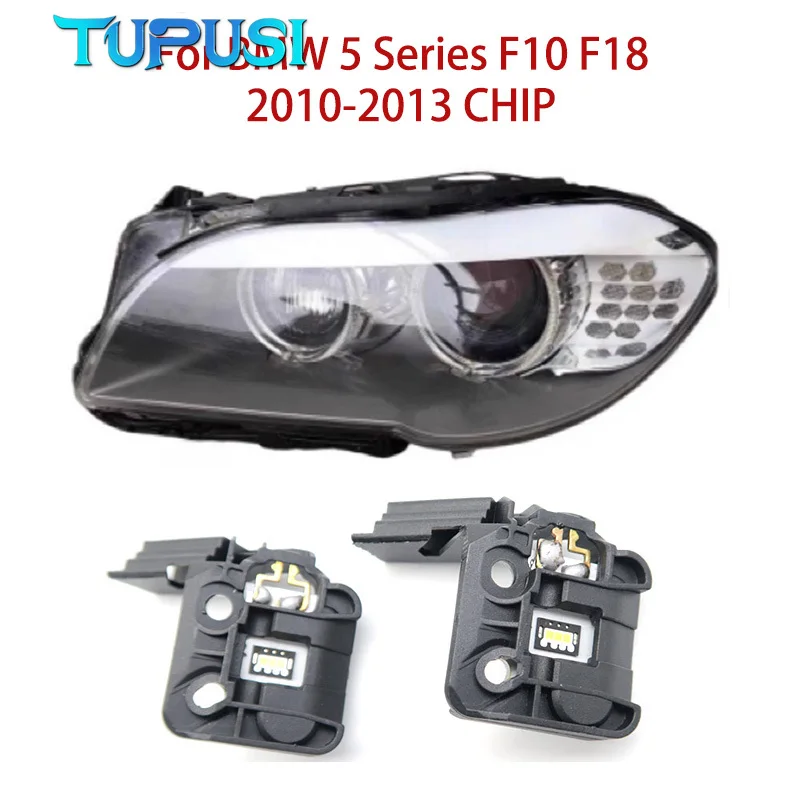 

Daytime Headlight Suitable for BMW 5 Series F10 F18 2010-2013 White Ballast Chip Car CHIP Light Guide Plate Angel Eye Spare Part