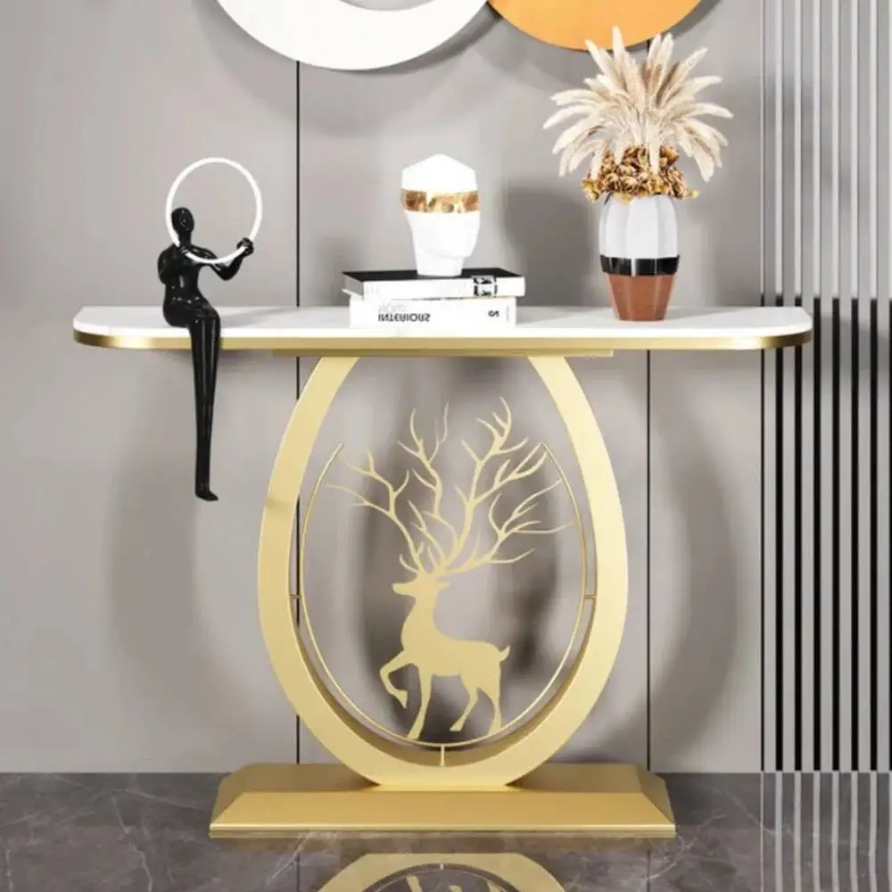 

Modern Table Metal Aesthetic Entryways Beauty Console Minimalist Console Table Trendy Glamour Tisch Wohnzimer Home Furniture