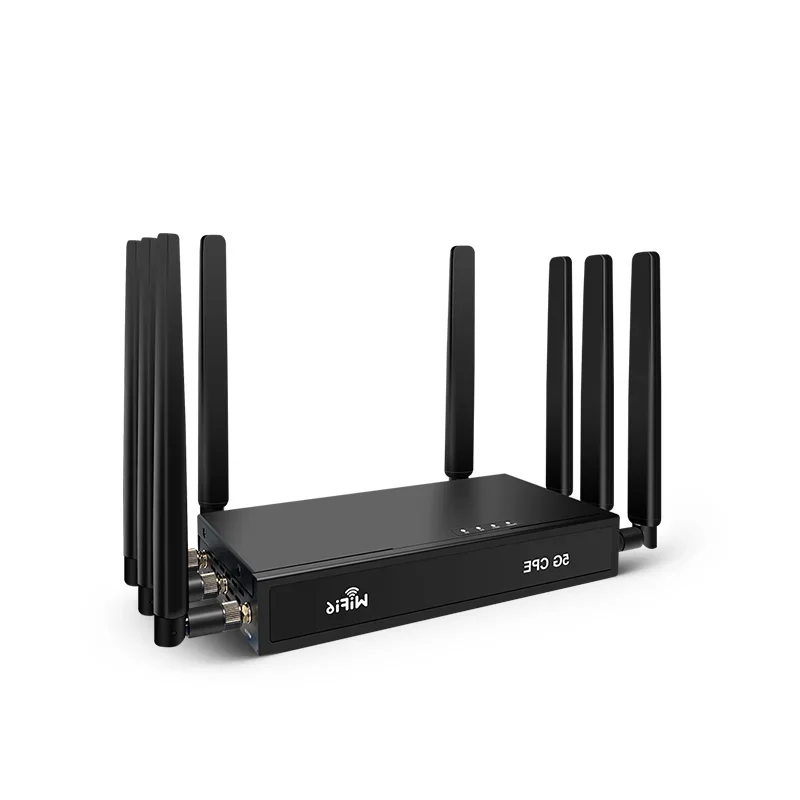 LINBLE 5g outdoor router CPE with sim card slot dual band wifi6, heat dissipation system metal shell application for office car