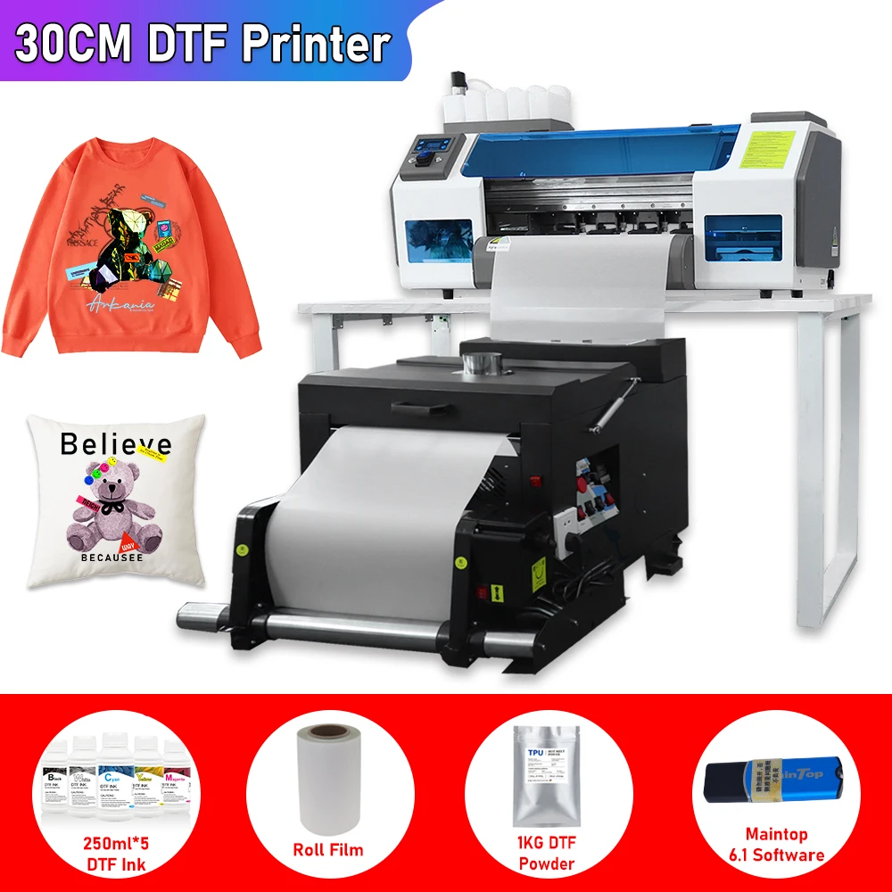 

A3 DTF Printer For XP600 DTF Printer DTF Film Directly To Film A3 trasnfer Printer forJeans hoodies A3 t shirt printing machine