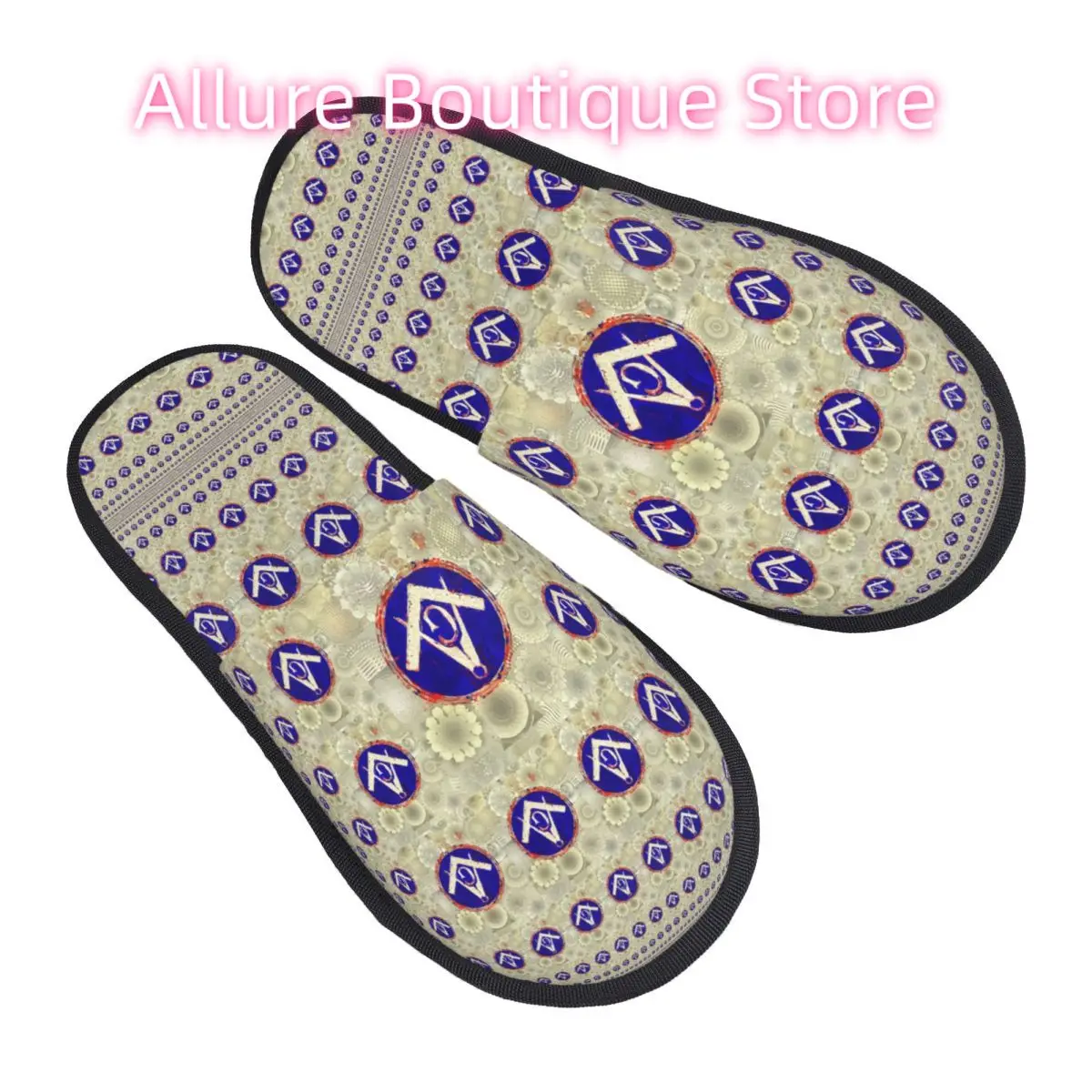 

Изготовленные на заказ масонские тапочки из пены с эффектом памяти, женские удобные теплые домашние тапочки