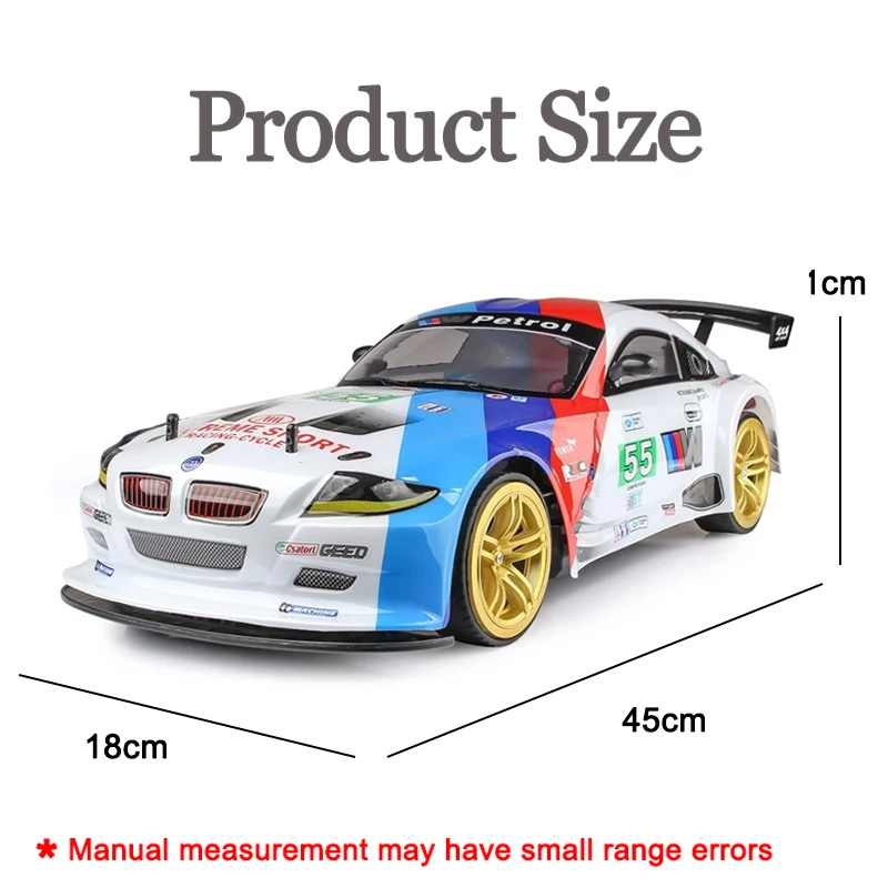 RC Racing Drift Cars 70 km/h 40km/H 1/10 Anti-collision Remote
