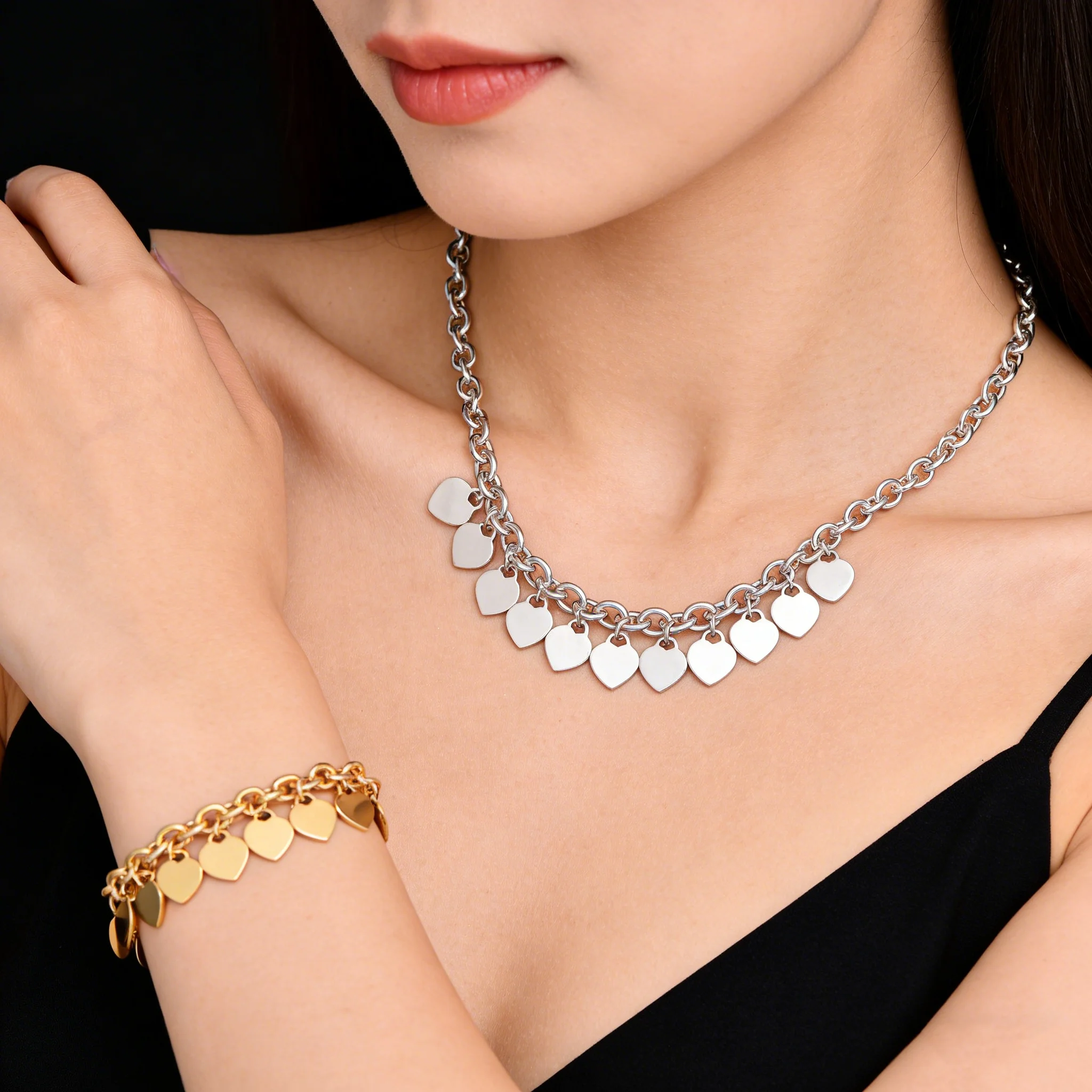 

Высококачественный роскошный браслет из стерлингового серебра 925 пробы 2026 года, универсальный женский аксессуар в европейском и американском стиле, праздничный подарок