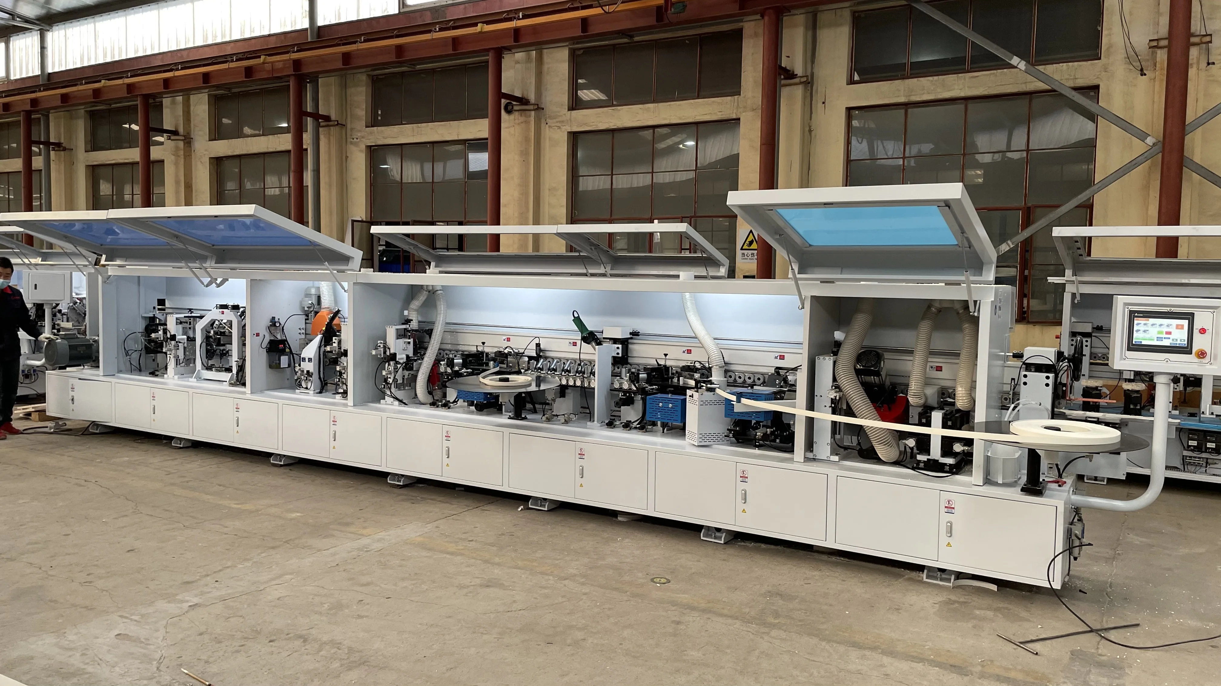 Woodworking Fully Automatic 45 Degree Edge Banding Machine Bevel Automatic Edge Banding Machine for 45 Degree