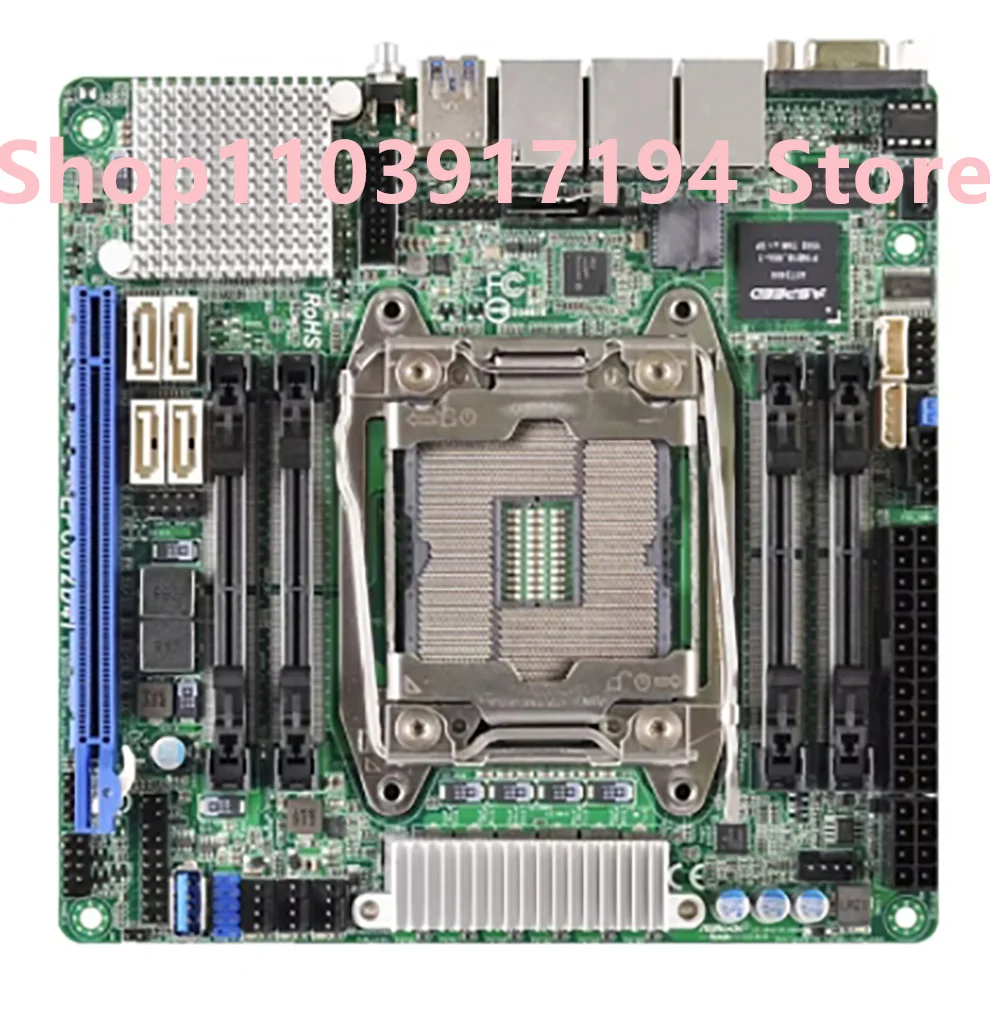 FOR ASROCK Rack Single CPU Server Motherboard EPC612D4I Support Intel 2011-3