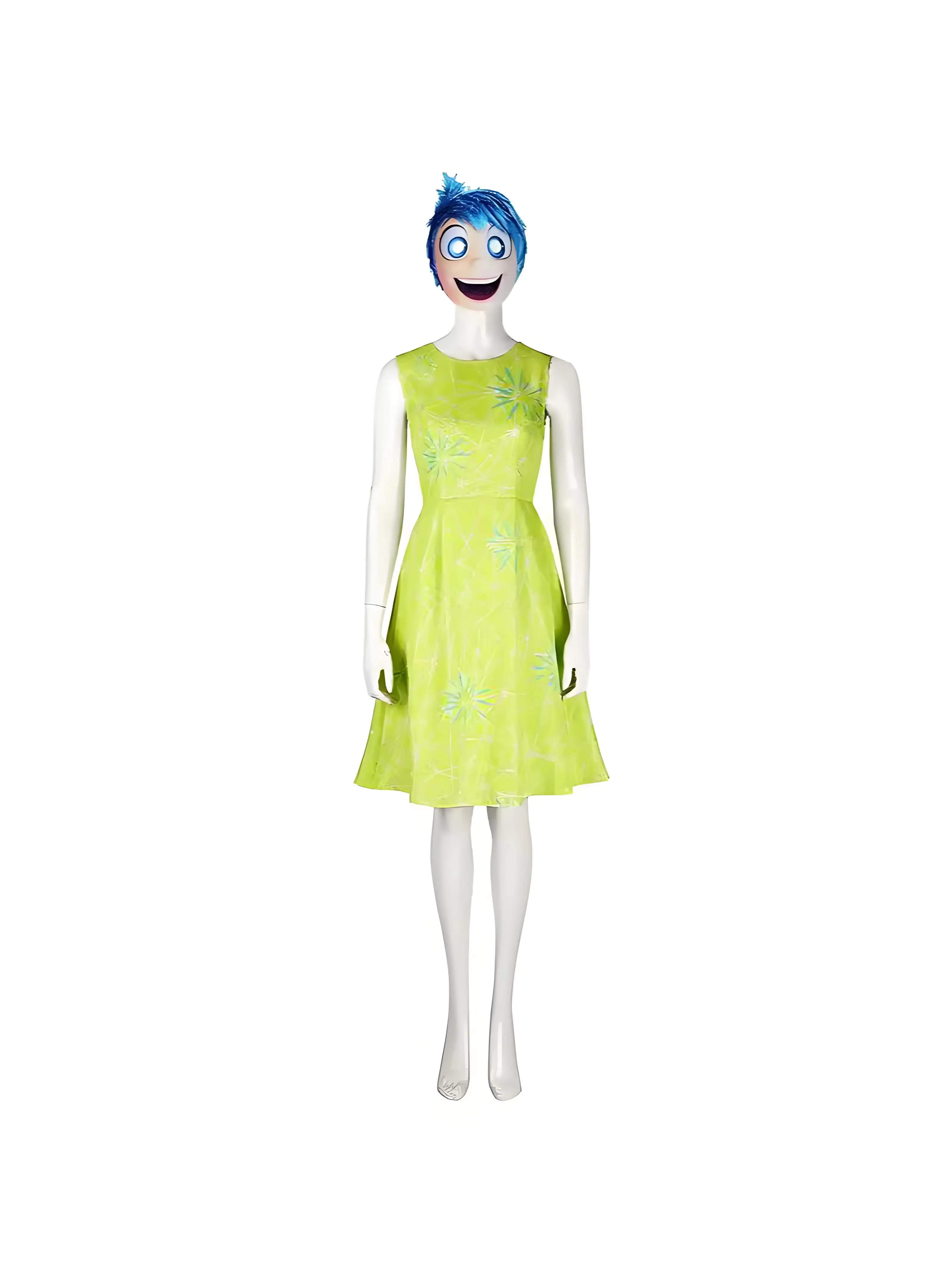 Inside Out 2 Joy Dress & Mask Cosplay Set – Adults & Kids Performance Costume