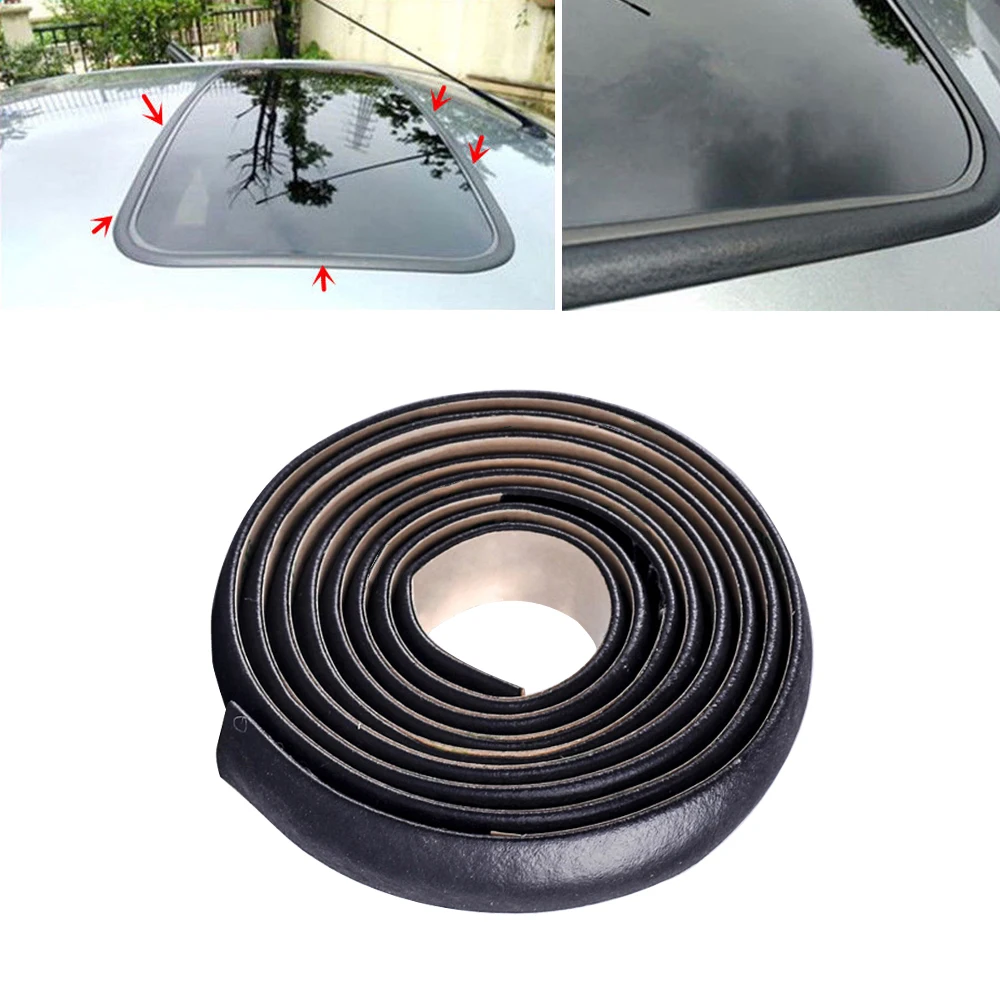 1pc Car Window Protector Strip Stickers Car Sunroof Gap Filling Strip Car Windshield Sealing Strips Auto Exterior Accessories