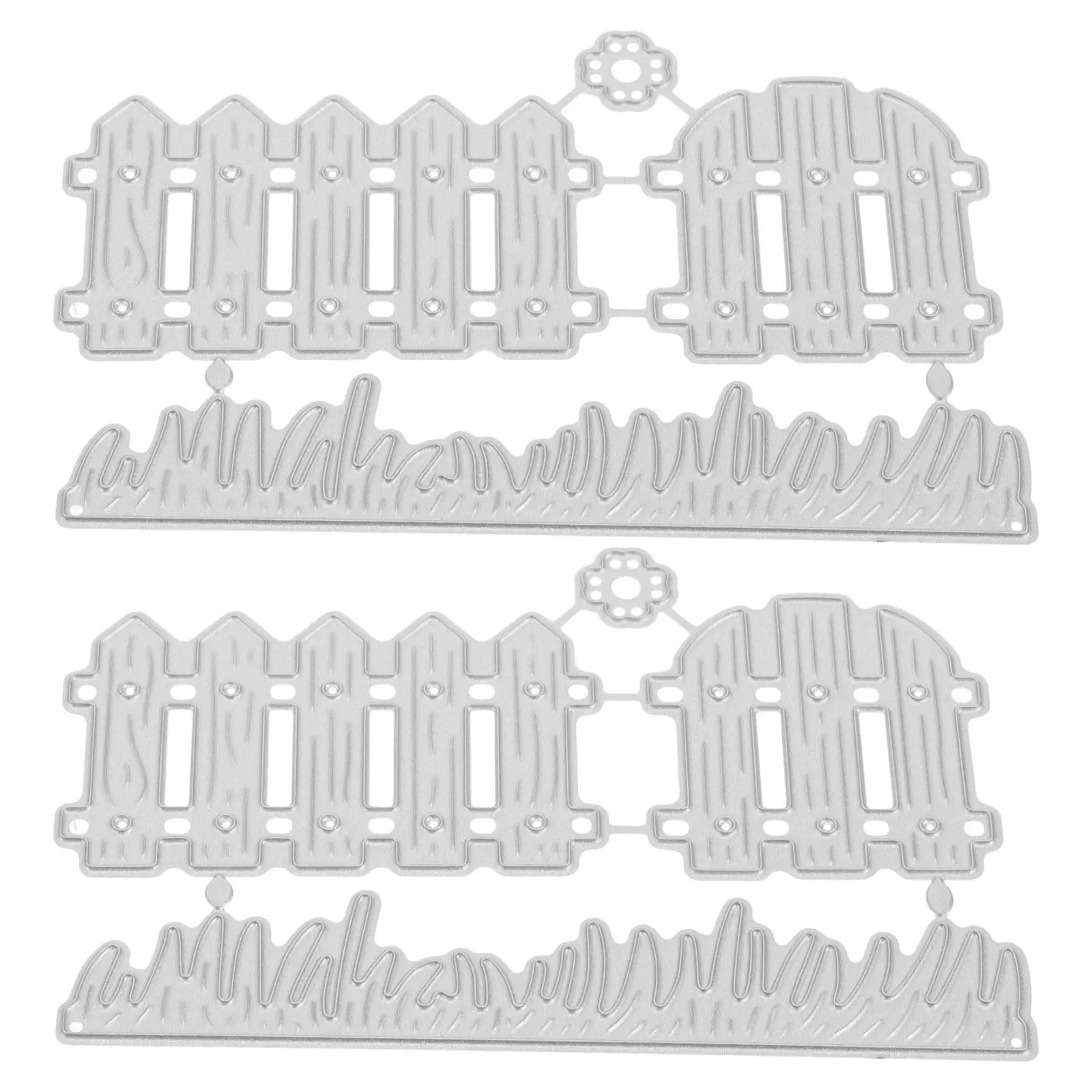 

1 set Cutting Dies Carbon Steel Embossing Lawn Fence 91x59mm DIY Card Craft Reusable Scrapbooking Photo Album Storage