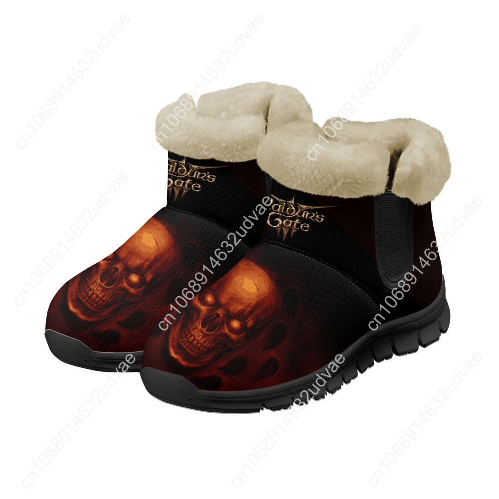 

Baldur's Gate Snow Boots Mens Womens Teenager Shoes Keep Warm High Quality Casual Lightweight Couple Sports Custom Sneakers