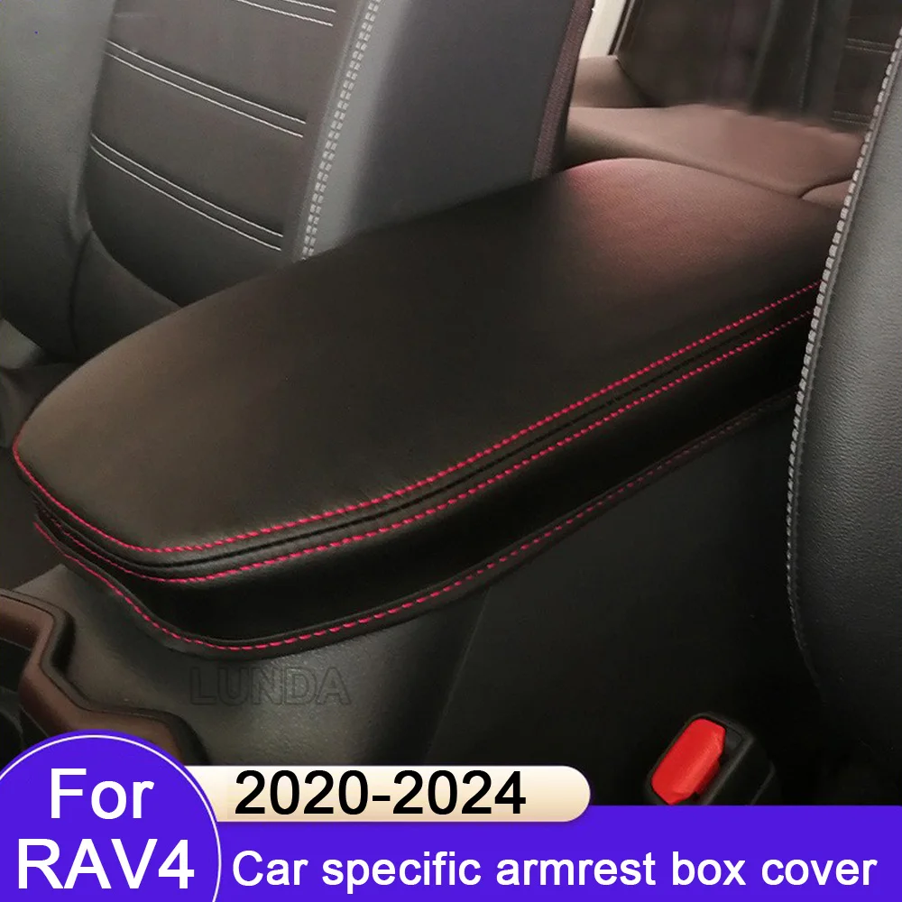 Car Armrests Box Cover Central Container Armrest Covering Pad Toyota RAV4 2020 2021 2022 2023 2024 rav4 Car Interior Accessories