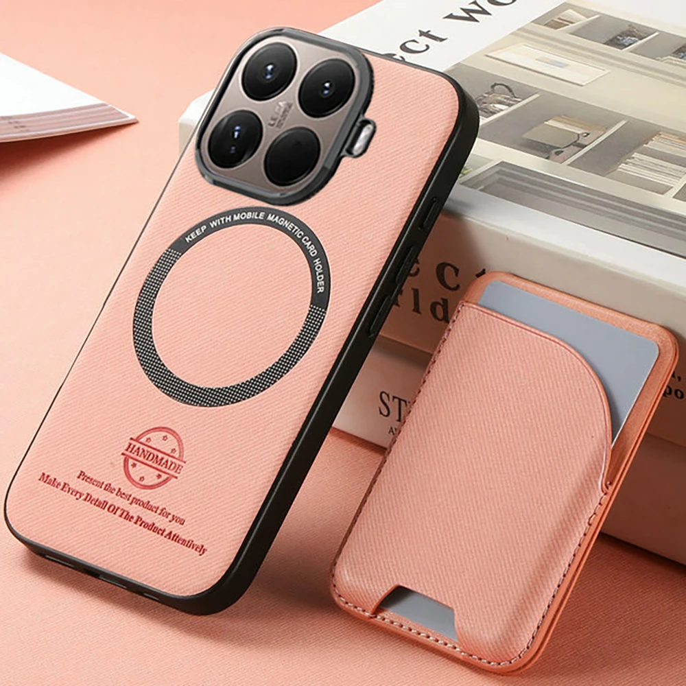 

Роскошный чехол для Xiaomi 15T Pro 5G 2в1, съемный кожаный кошелек Funda для Xiaomi 17 Pro Max, магнитная задняя крышка Mi 15 15T 17 Etui