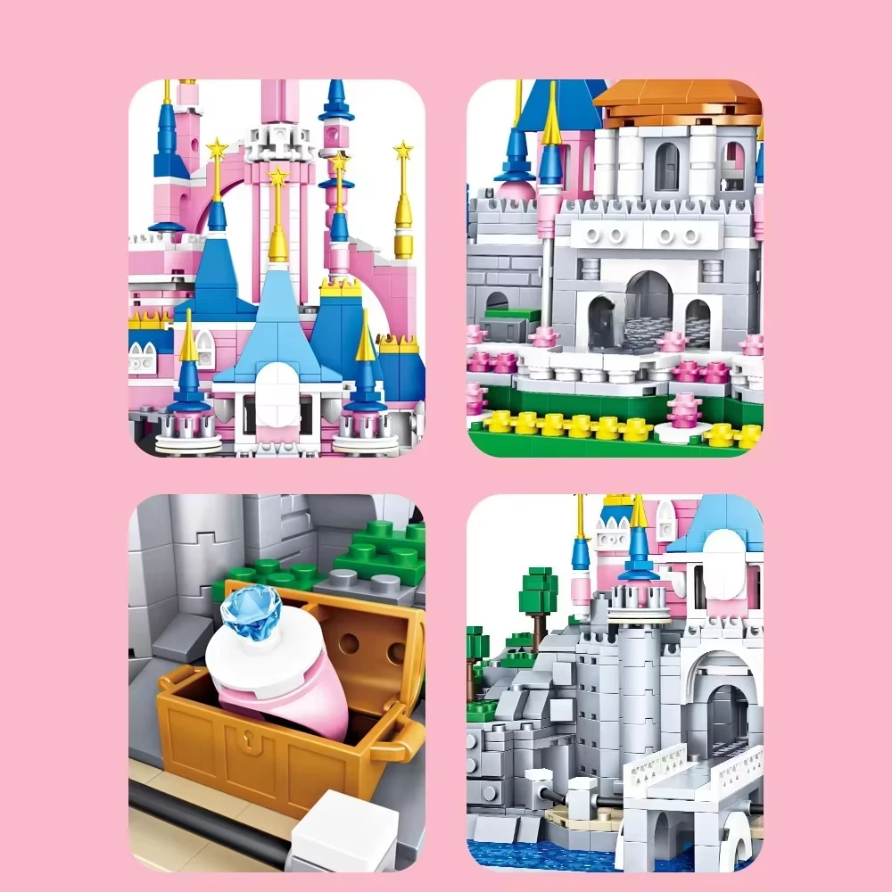 Blocs de construction créatifs pour filles, conte de fées, château de rêve, Architecture, modèle MOC, jouets pour amis, cadeaux d'anniversaire pour enfants, 1816 pièces
