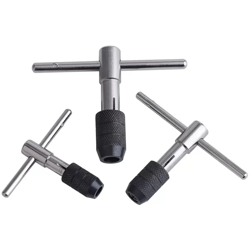 

Alloy steel metric reamer tool manual external wire threading clamp tapping round wire T-type tap wrench