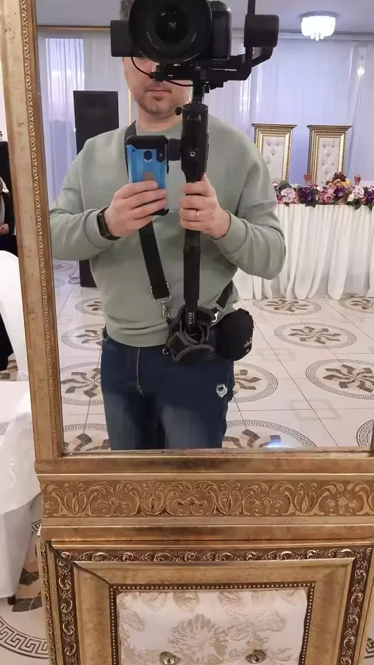 Cámara monopié hombro cuello Sling Correa Unipod trípode muñeca cinturón riñonera