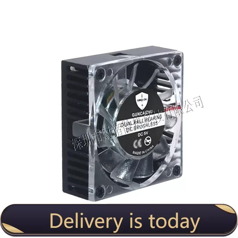 pa DC 4015 cooling fan With heat sink Hydraulic bearing 5V 40*40*15mm cooling fan  6000RPM  0.65W  cooling fan 2PIN