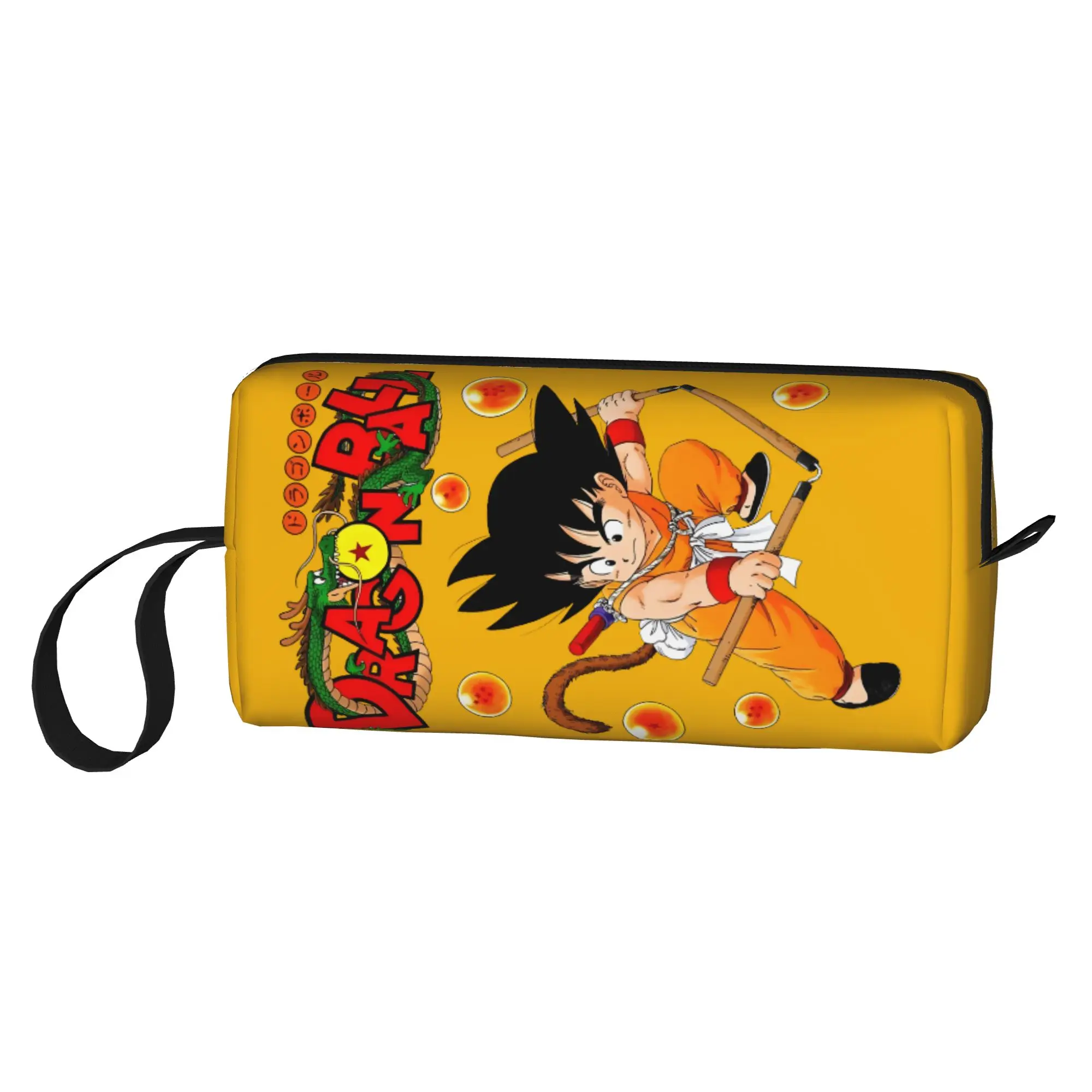 Custom Funny Cartoon G-Gokues Travel Cosmetic Bag Women  Makeup Toiletry Organizer Lady Beauty Storage Dopp Kit