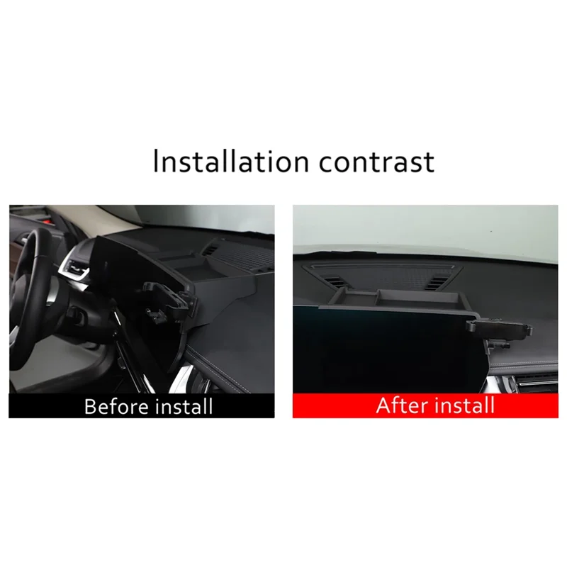 

For BMW X1 U11 2023-2024 Central Control Navigation Phone Holder Storage Box Phone Holder Tray Car Accessories