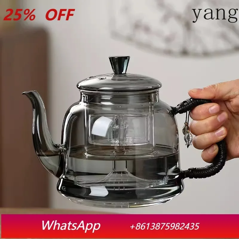 

High Borosilicate Glass Teapot Thick and Heat-resistant Large Capacity Electric Ceramic Stove for Boiling Tea Pot Tea Infuser