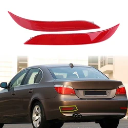 Reflective Strips For BMW 5 Series E60 Sedan 2003-2007 Car Rear Bumper Reflector Red Lens Warning Strip 63146915040 63146915039