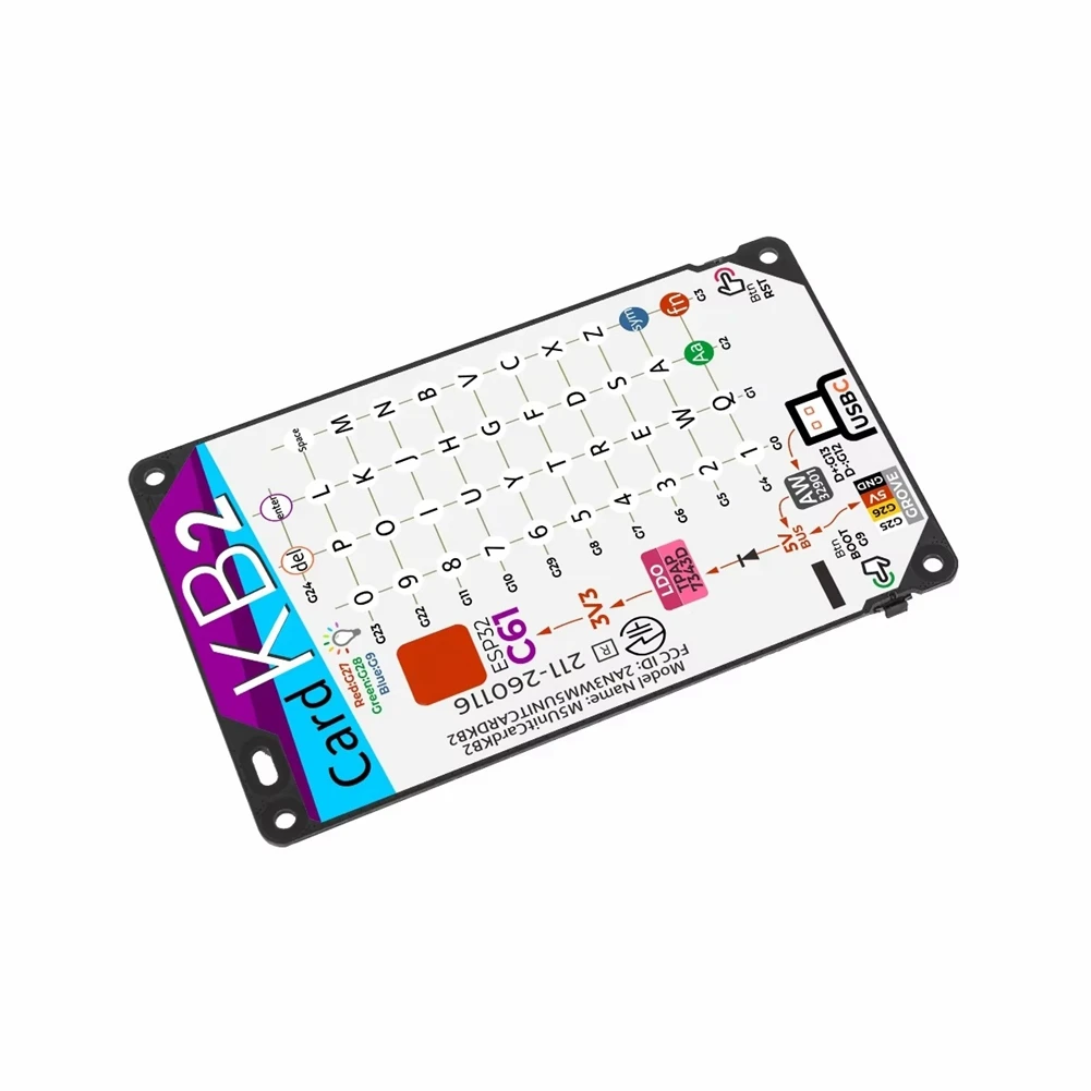 L77A CardKB2 Keyboard Unit (-C61) 42-Key Portable Keyboard Input Unit Powered By -C61HF4 MCU