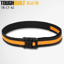 TOUGHBUILT TB-CT-42 Work Belt Heavy Duty Buckle Release Buckle System Carabiner Suspension Component Belt Tool Accessories