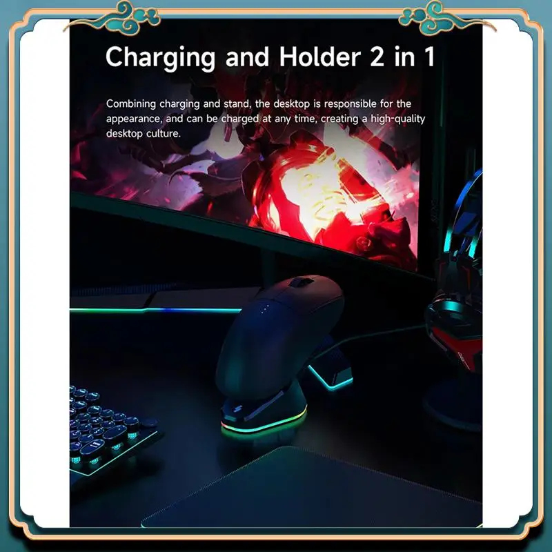 새로운-로지텍 G Pro X Superlight 2 DEX G502X Plus G903 G703 PRO2 Lightspeed 게이밍 마우스 스탠드용 마우스 충전기 도킹 스테이션