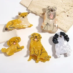Cute Acetate Cartoon Animal Crab Hairpin Non-slip Ponytail Fashion Hair Accessories Clip Claw For Women Thick Tool Gifts