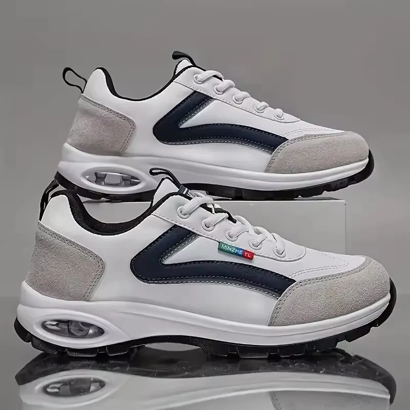 

Летние мужские кроссовки, модный дышащий дизайн, обувь премиум-класса из синтетической кожи, повседневная одежда для тренировок в тренажерном зале, легкие кроссовки