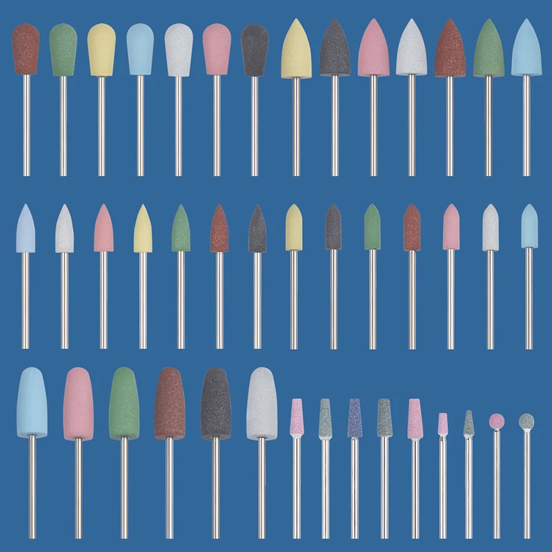 실리콘 네일 드릴 비트 밀링 커터, 매니큐어 버 버퍼 전기 기계 네일 아트 그라인더 큐티클 커터 도구, 1 개