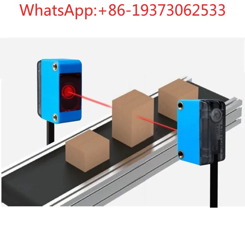The T61 Laser Beam Photoelectric Switch Square Photoelectric Sensor Transmits, Receives, and A Detection Distance of 50 Meters