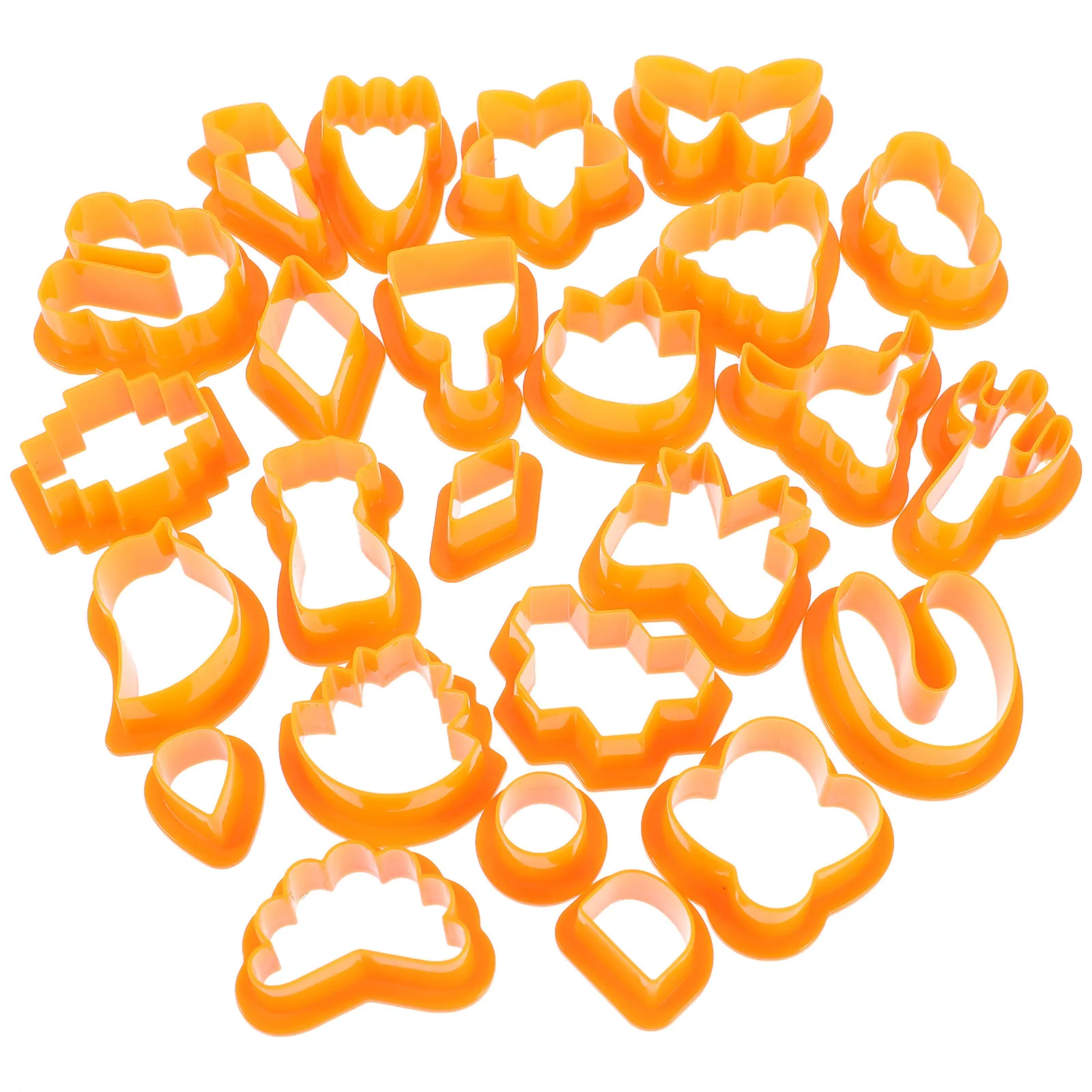 

25Pcs Earring Mold Polymer Clay Cutter Mold DIY Jewelry Making Kit Lightweight Plastic Clay Craft Tool for Earrings Pendants