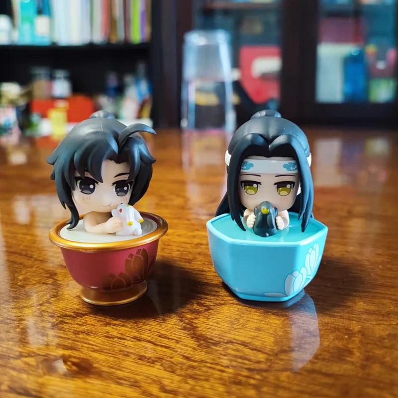 Original Mo Dao Zu Shi Q Version Figure Wei Wuxian Wangji Wen Ning Jin Ling Si Zhui Jiang Cheng Pvc Model Doll Kids Toy Gift