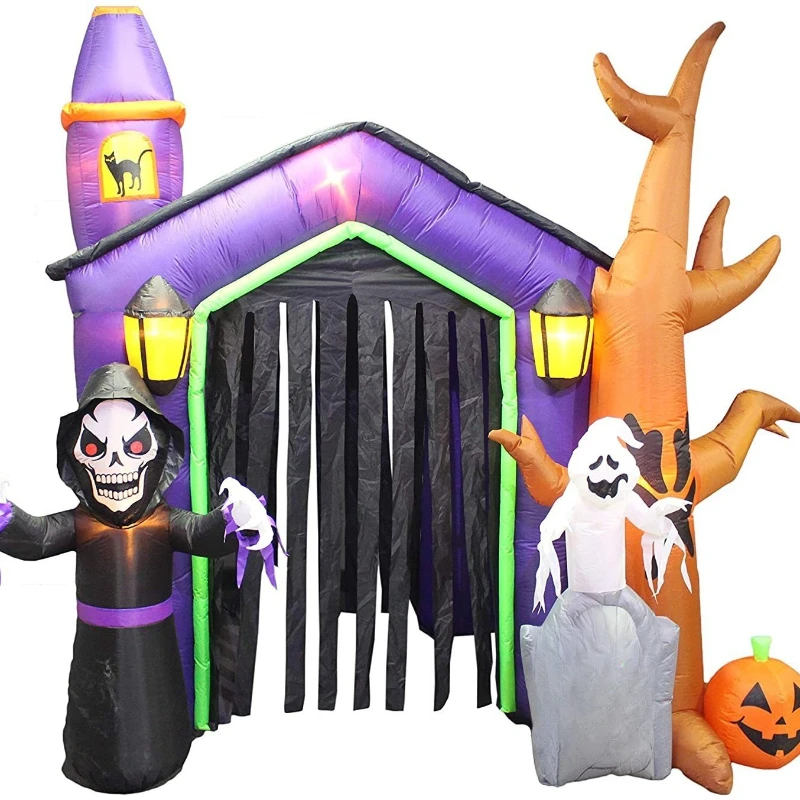 Halloween Inflatable Arch Spider Air Model Toy Ornament Tombstone Field Model Unicorn