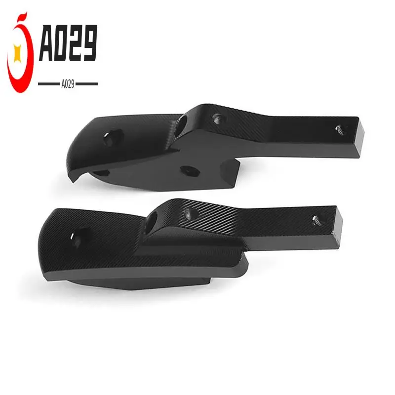 

A029-Motorcycle Accessories Footrests Foot Rests Pegs Rear Pedal For VESPA GTS300 GTS250 GT60 GTS GTV 125 200 250 300(Black)