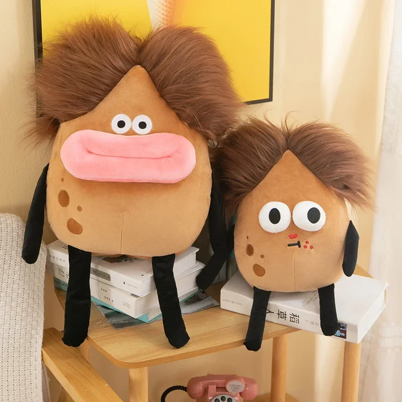 Fried Potatoes Ugly Cute Sausage Mouth Doll Cute Plush Toy Super Ugly Couple Gift Pillow Kids Stuffed Toys Room Decoration