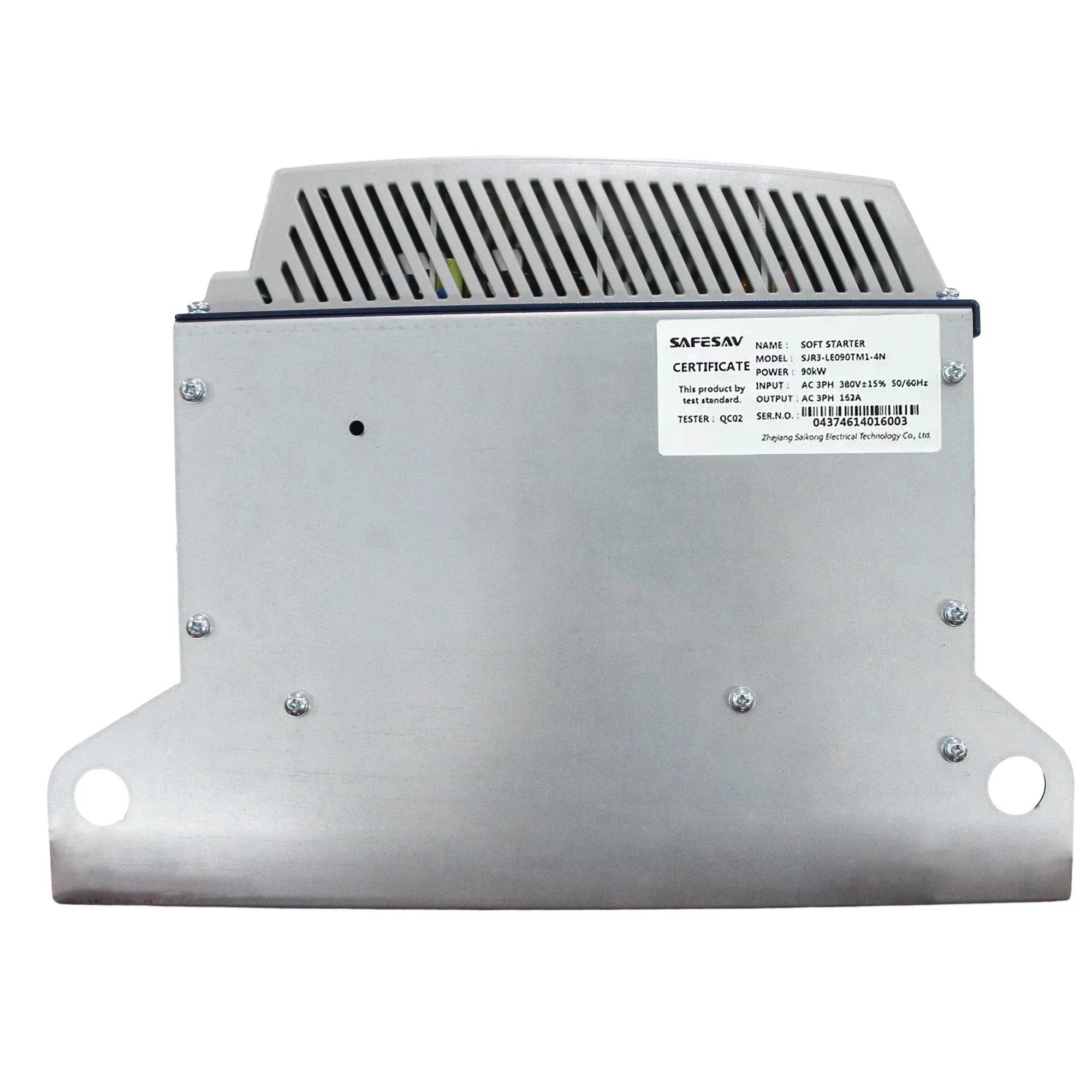 التيار المتناوب 3 المرحلة 380 فولت موتور لينة كاتب الشركة المصنعة 90kw SJR3-L سلسلة 50/60 هرتز تجاوز خارجي شاشة الكريستال السائل التحكم عن بعد المغناطيسي