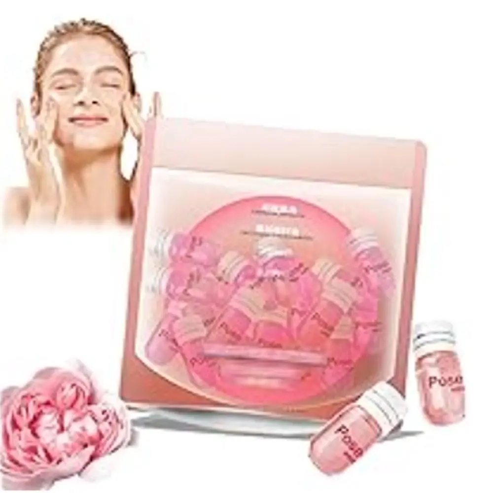 Softening Soothing Cleansing Oil Deep Cleansing Gentle Makeup Remover Oil Non-Greasy Formula Portable Makeup Remover Capsules