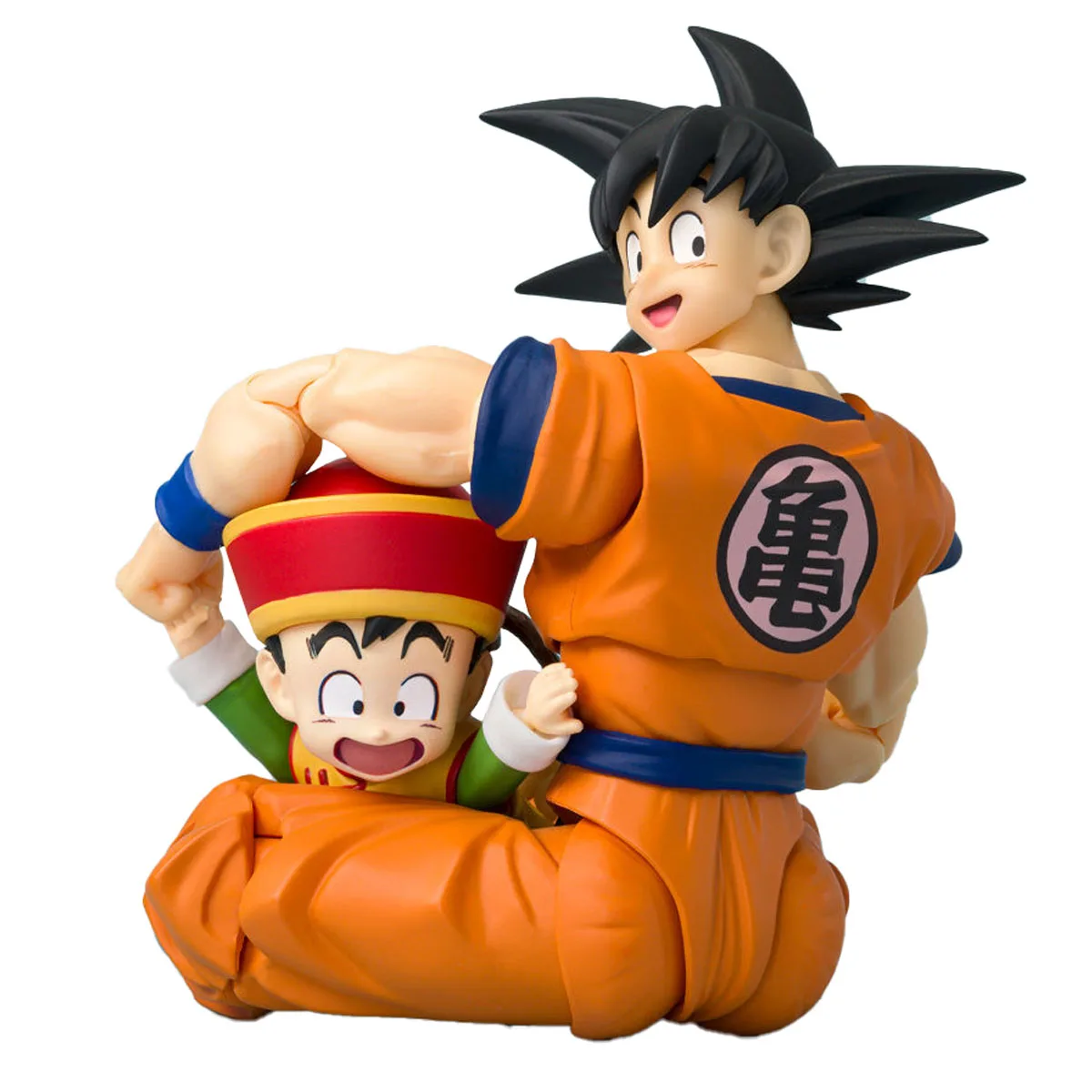 In Stock Original BANDAI SPIRITS S.H.Figuarts DRAGON BALL Z Son Gokuu Kid & Kintoun Exclusive Edition Anime Figure Action Figure