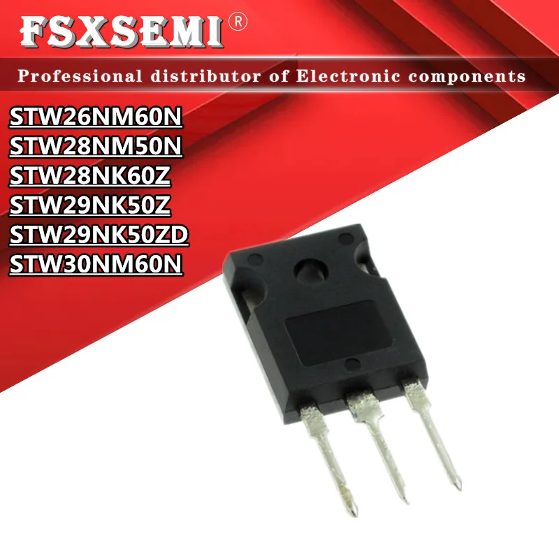 

5pcs STW26NM60N STW28NM50N STW28NK60Z STW29NK50Z STW29NK50ZD STW30NM60N W26NM60N 28NM50N W28NK60Z W29NK50Z W29NK50ZD W30NM60N