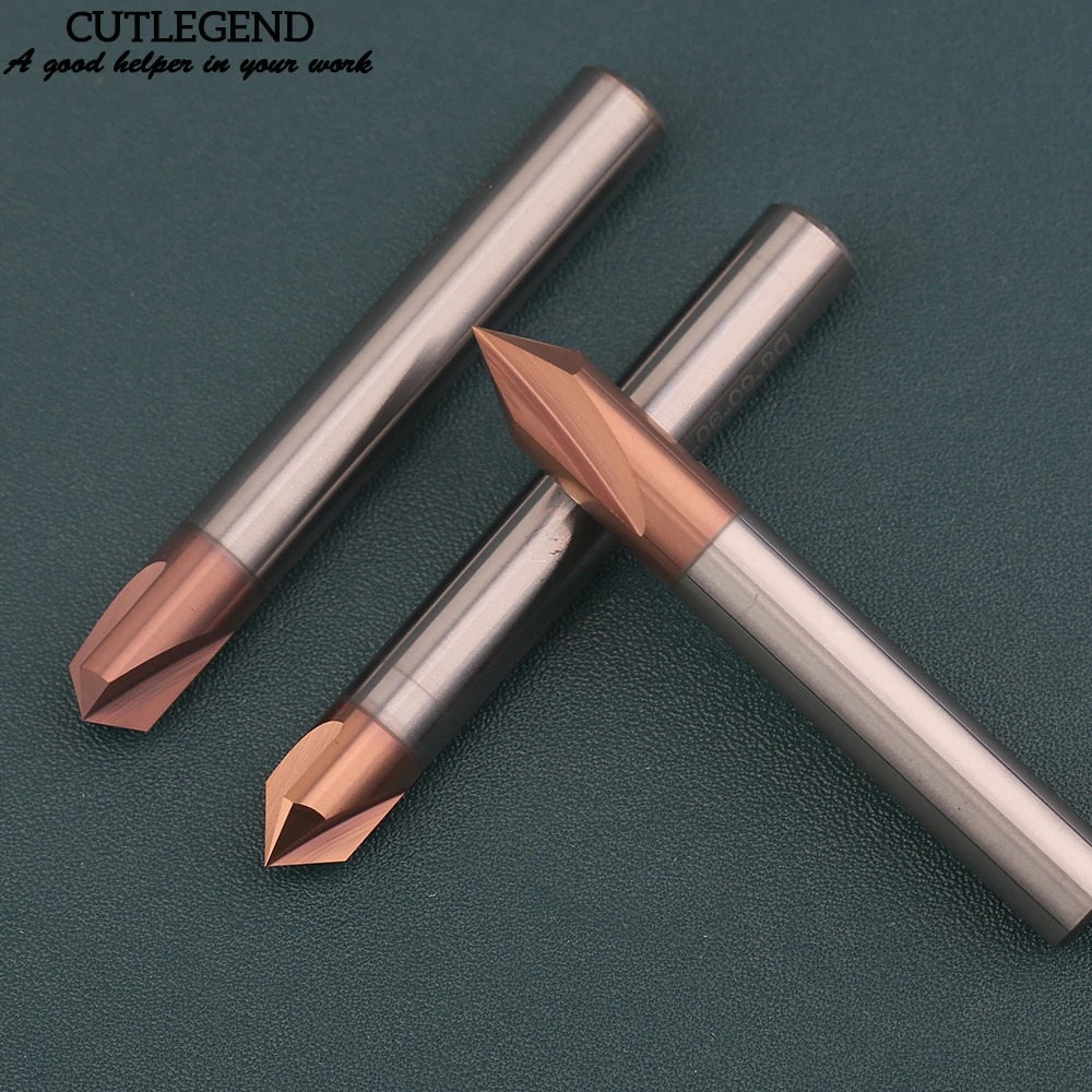Imagem -05 - Carbide Chanfro Fresa Canto Escareador Chanfrador Moinho 30 40 45 50 60 70 80 90 100 110 120 130 140 150 Graus Hrc58