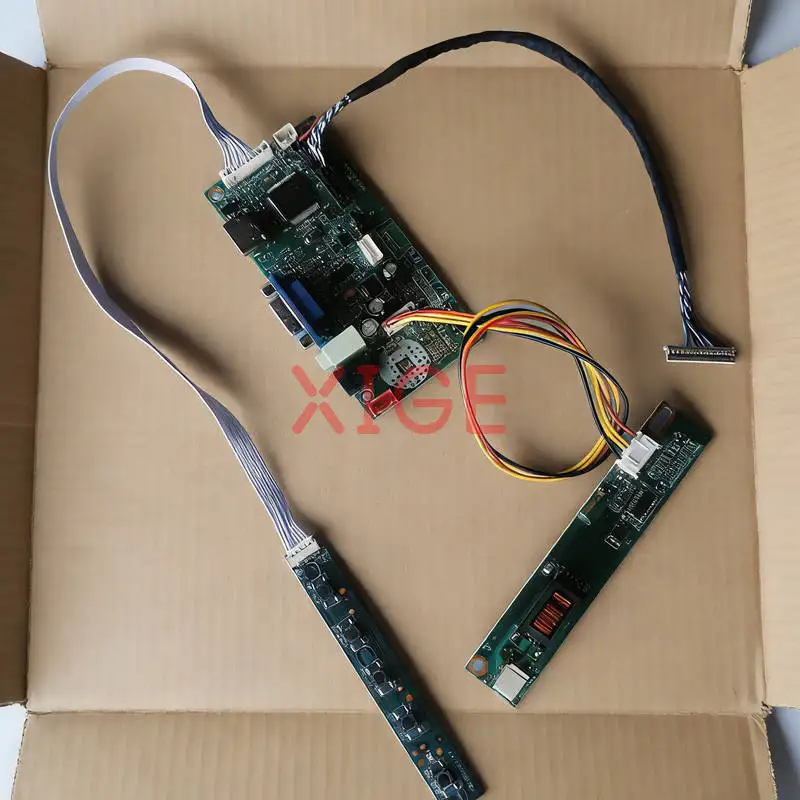 

For LP141XA LP141XB LP141X10 LP141X8 LCD Matrix 58C Controller Drive Board Kit DIY 1-CCFL 1024x768 LVDS 20-Pin 1024*768 HDMI+VGA