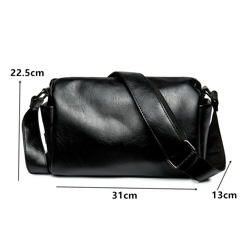 Soft PU Leather Men\'s Shoulder Bag Fashion Design Crossbody Bags For Men Messenger bag Waterproof CrossBody Shoulder bags Man 가방