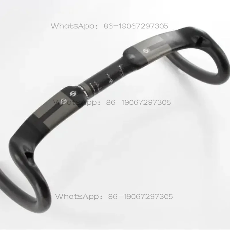 

2026 Newest Gray Road Bicycle Racing Matte 3K Full Carbon Fiber Bike Handlebar Light 31.8*400/420/440mm