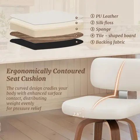 8 best sales काउंटर ऊंचाई बार स्टूल - №3