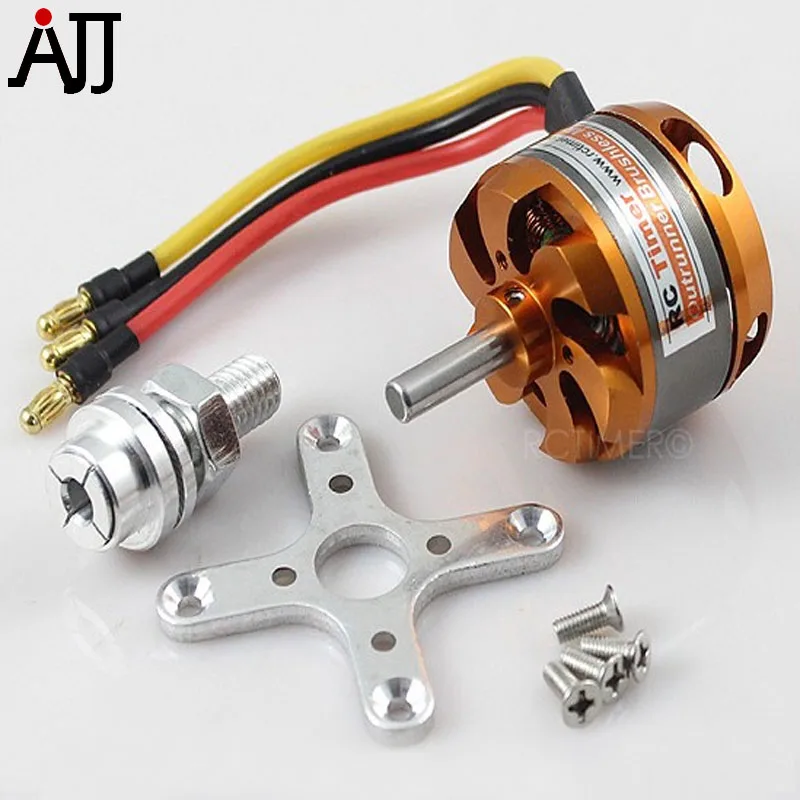 

RCTIMER BC3530 3530 1100KV 1400KV 1700KV Outrunner Brushless Motor 5.0mm Shaft Motors Mount for FPV Quadcopter Multirotor Drone